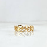 Anillo Olas Filigrana 1.6gr / T5 1/4 / Oro Amarillo ©