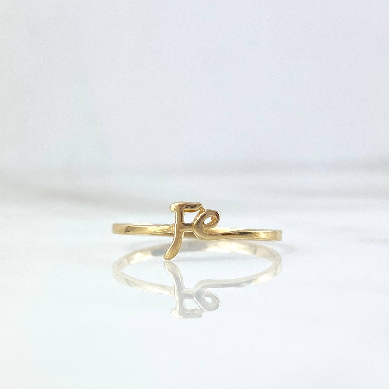 Anillo Fe 0.9gr / T6 3/4 / Oro Amarillo ©