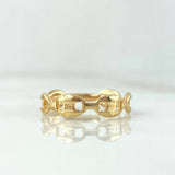 Anillo GC 2.15gr / T6 1/4 / Liso Oro Amarillo 18K *
