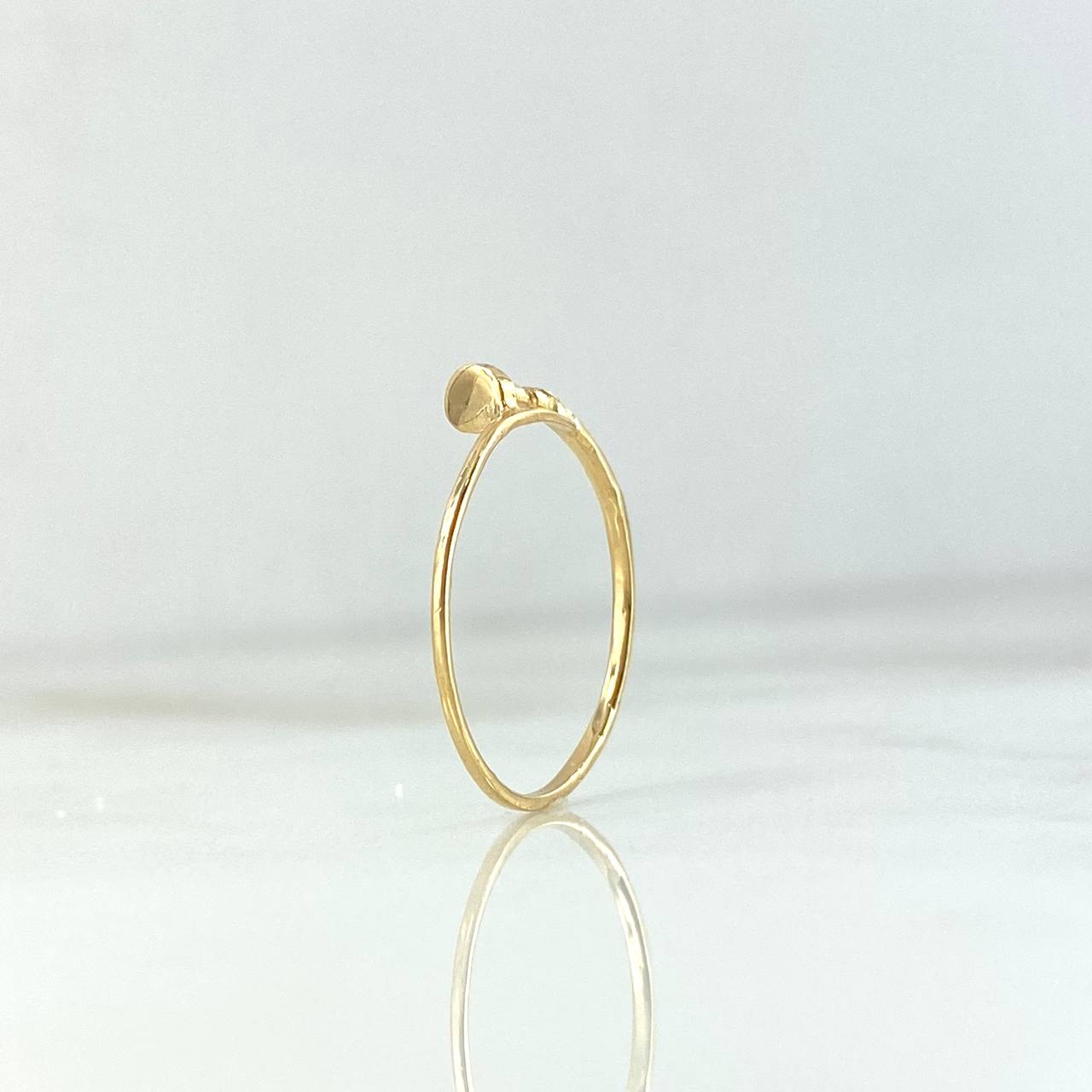 Anillo Clavo 0.85gr / T7 1/4 / Oro Amarillo