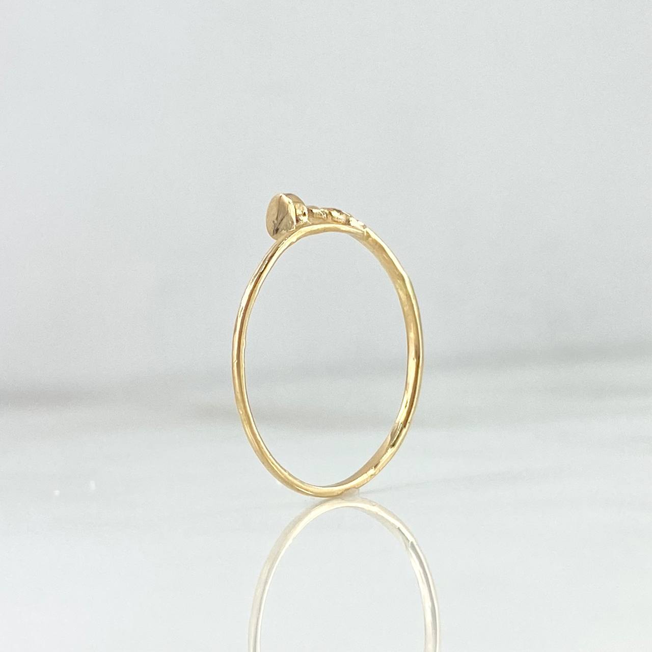 Anillo Clavo 0.85gr / T7 1/4 / Oro Amarillo