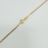 Cadena Escalera Plana 1.75gr / 45.5cm / 1.3mm Oro Amarillo +3 18K %