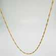 Cadena Singapur 1gr / 50cm / 1mm Oro Amarillo +3 18K ©