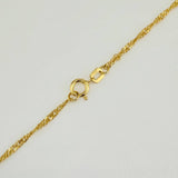 Cadena Singapur 1gr / 50cm / 1mm Oro Amarillo +3 18K ©