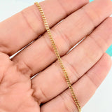 Pulso Cubano 1.05gr / 20cm / 1.7mm Oro Amarillo +1 18K %
