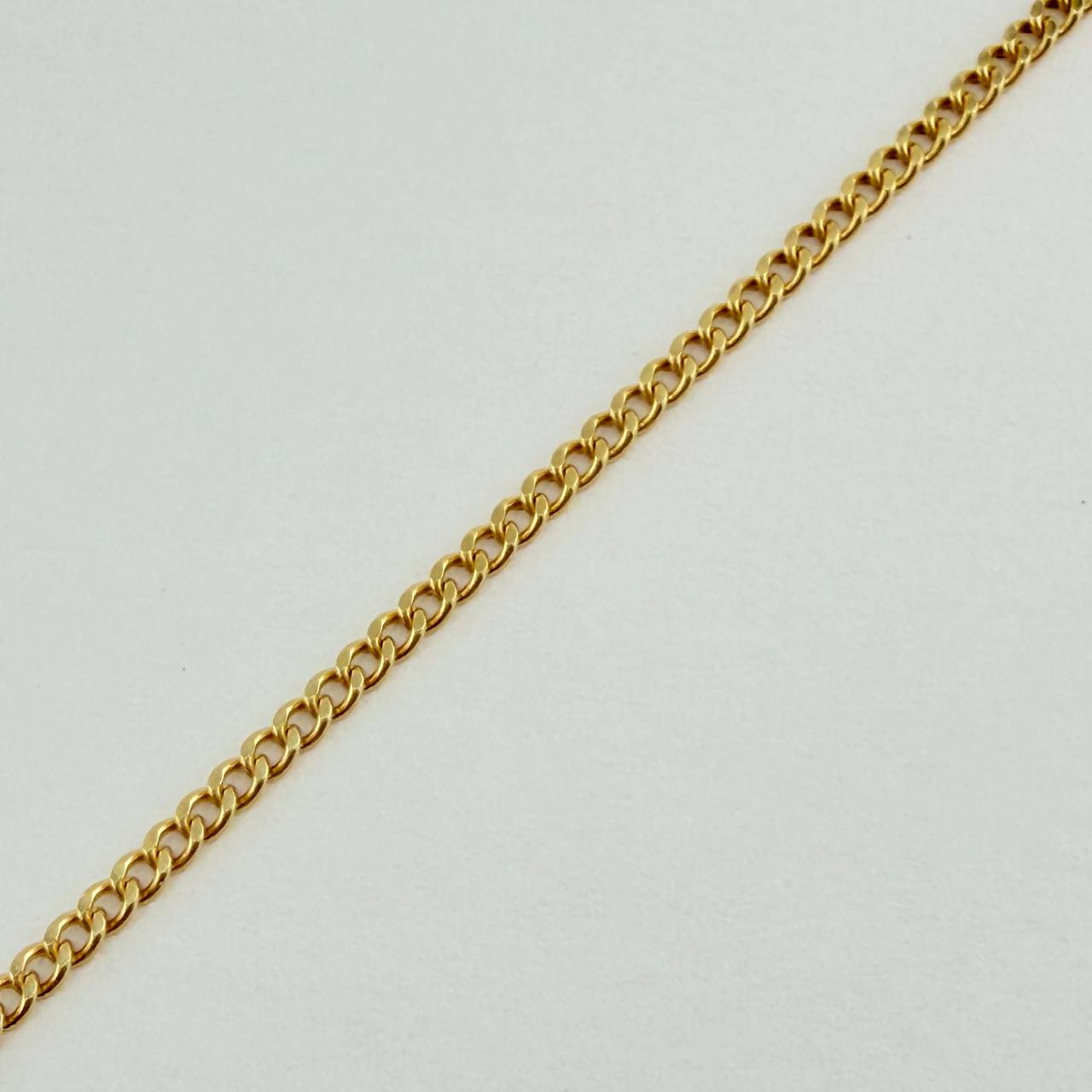 Pulso Cubano 1.05gr / 20cm / 1.7mm Oro Amarillo +1 18K %