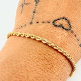 Pulso Lazo 1.95gr / 18cm / 2.45mm Oro Amarillo +3 18K %