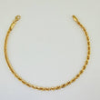 Pulso Lazo 2.05gr / 18cm / 2.42mm Oro Amarillo +3 18K %