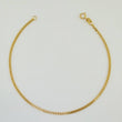 Pulso Cubano 1gr / 19cm / 1.55mm Oro Amarillo +1 18K %