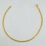 Pulso Cubano 1.3gr / 19cm / 1.96mm Oro Amarillo +1 18K %