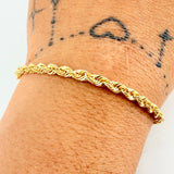 Pulso Lazo 3.15gr / 18.5cm / 2.85mm Oro Amarillo +3 18K %