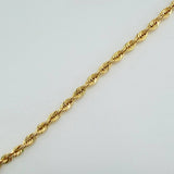 Pulso Lazo 3.15gr / 18.5cm / 2.85mm Oro Amarillo +3 18K %