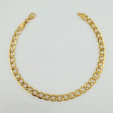 Pulso Cubano 4.8gr / 20cm / 4.9mm Oro Amarillo +1 18K %