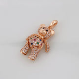 Dije Oso Articulado 4.15g / 2.5cm Oro Rosa 18K