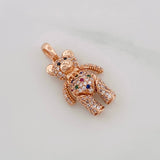 Dije Oso Articulado 4.15g / 2.5cm Oro Rosa 18K