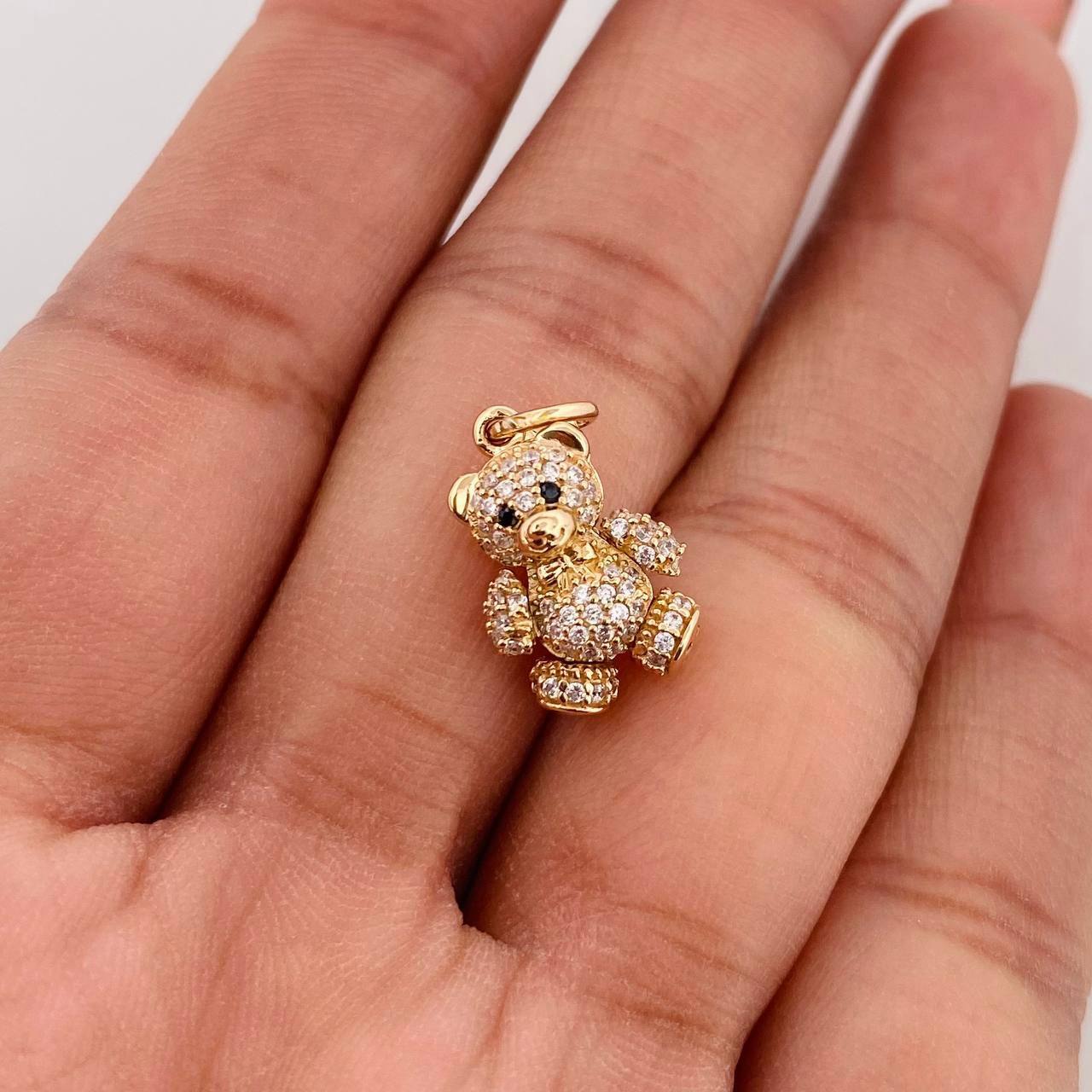 Dije Oso Articulado 2.6g / 2cm Oro Amarillo 18K