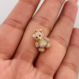 Dije Oso Articulado 2.6g / 2cm Oro Amarillo 18K