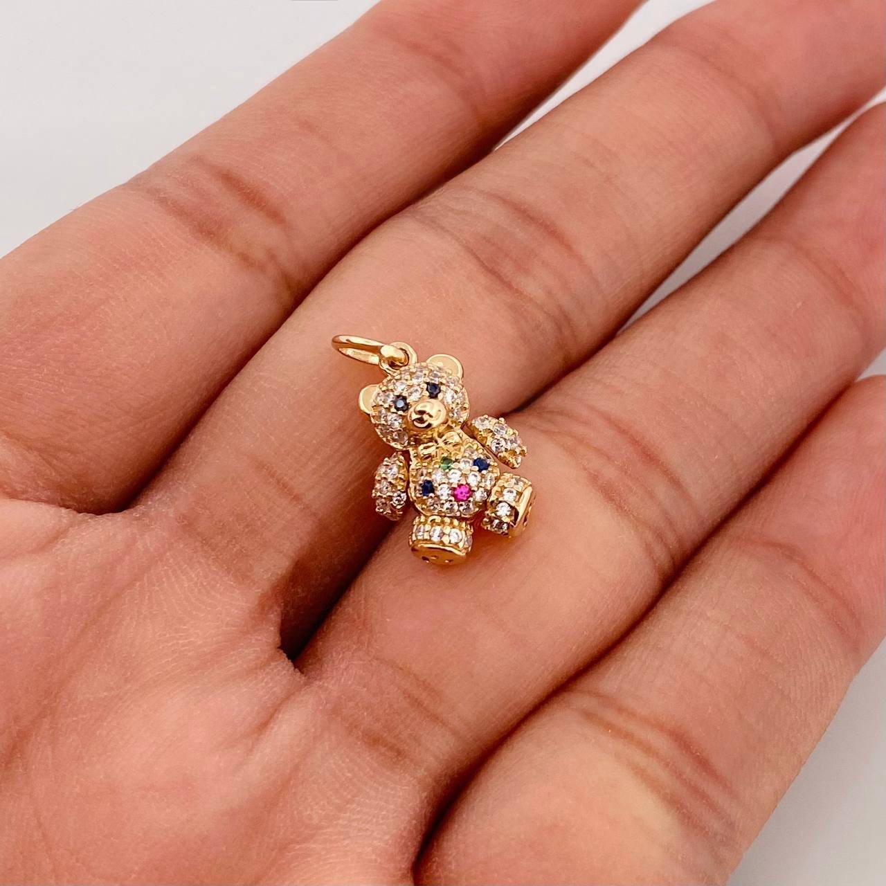 Dije Oso Articulado 2.7g / 2cm Oro Amarillo 18K