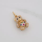Dije Oso Articulado 2.7g / 2cm Oro Amarillo 18K