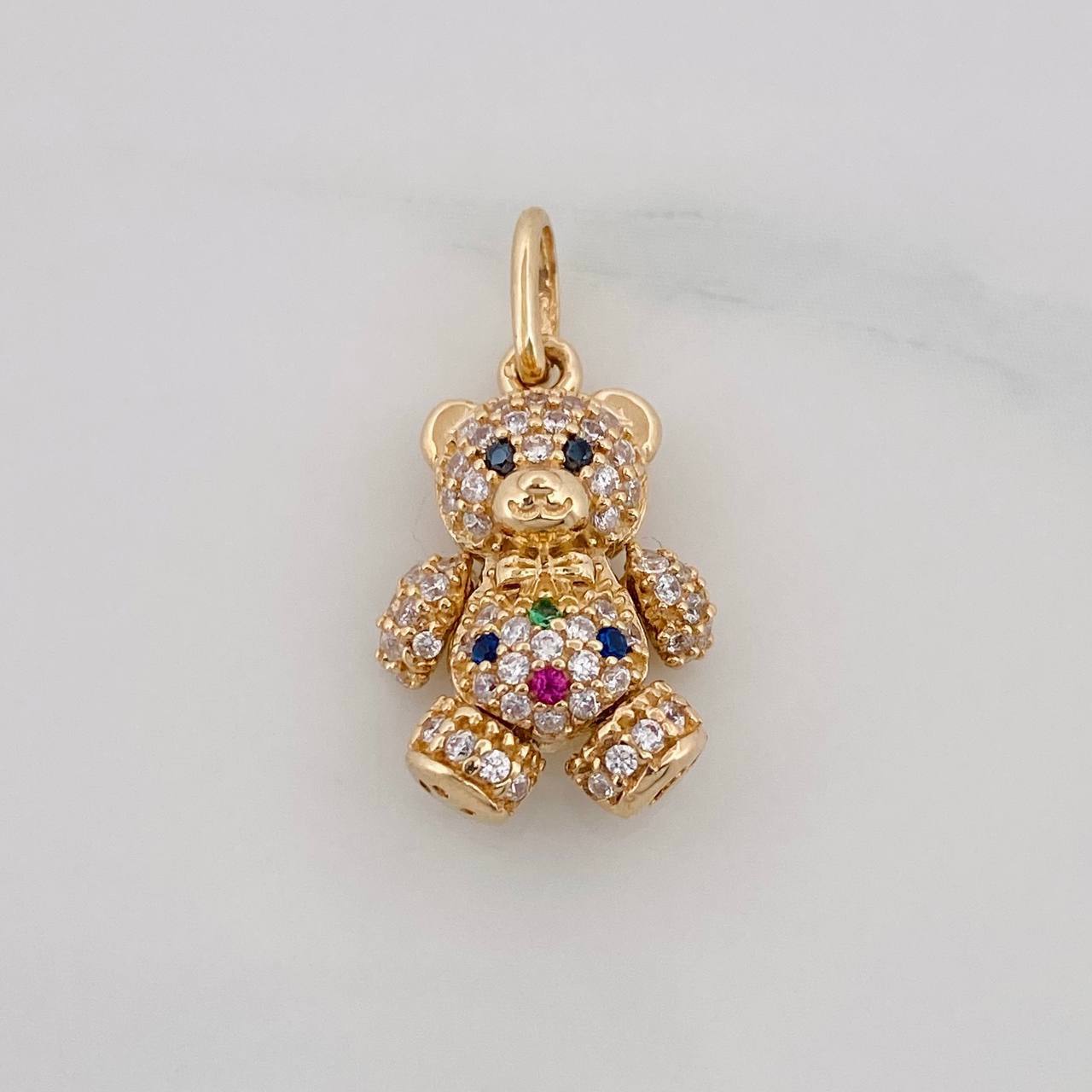 Dije Oso Articulado 2.7g / 2cm Oro Amarillo 18K