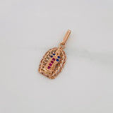 Dije Virgen de Guadalupe 1.25g / 2cm Oro Rosa 18K