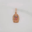 Dije Virgen de Guadalupe 1.25g / 2cm Oro Rosa 18K