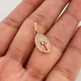 Dije Virgen de Guadalupe 1.3g / 2.2cm Oro Rosa 18K
