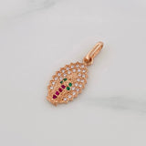 Dije Virgen de Guadalupe 1.3g / 2.2cm Oro Rosa 18K