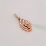 Dije Virgen de Guadalupe 1.3g / 2.2cm Oro Rosa 18K