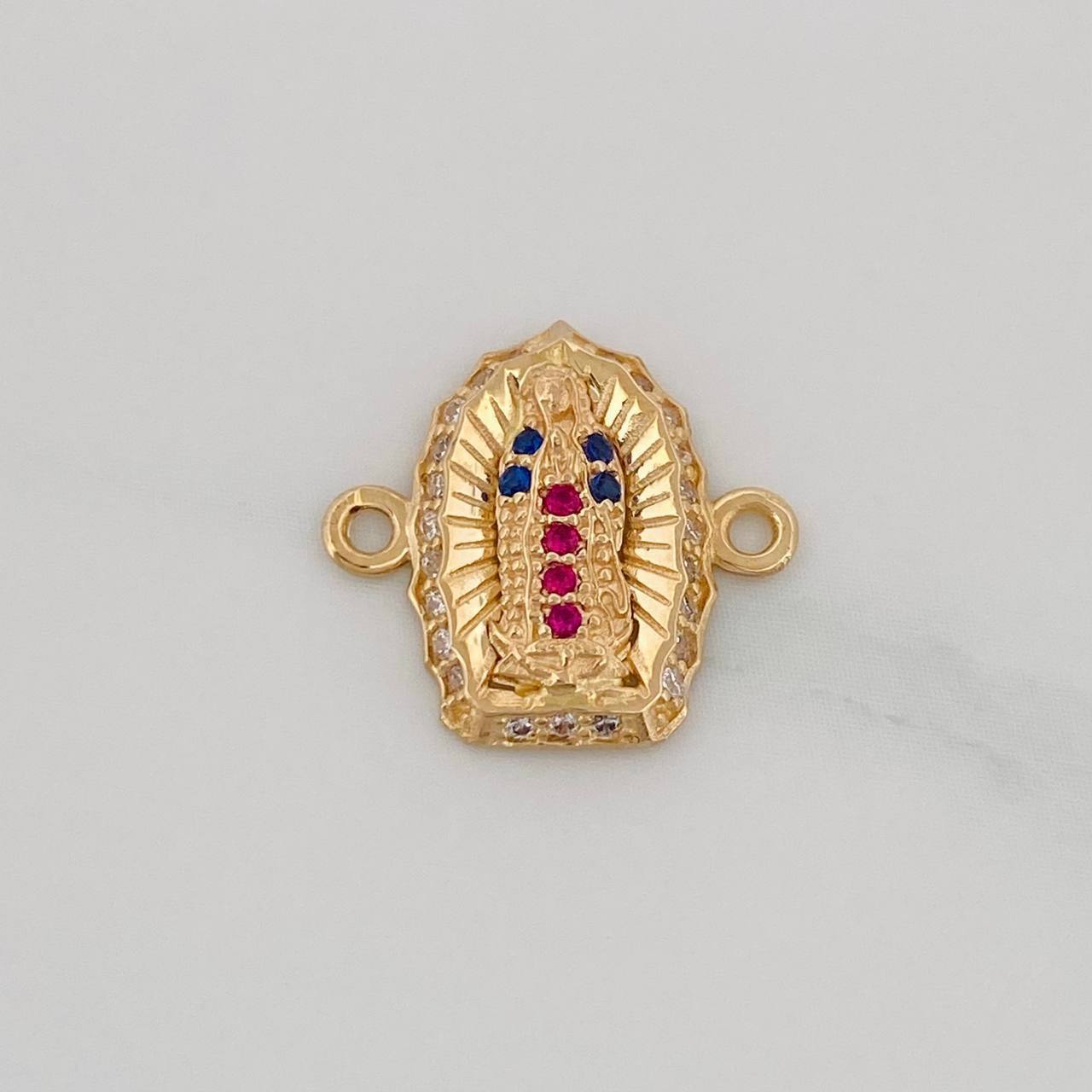 Herraje Virgen de Guadalupe 1.2g / 1.3cm Oro Amarillo 18K