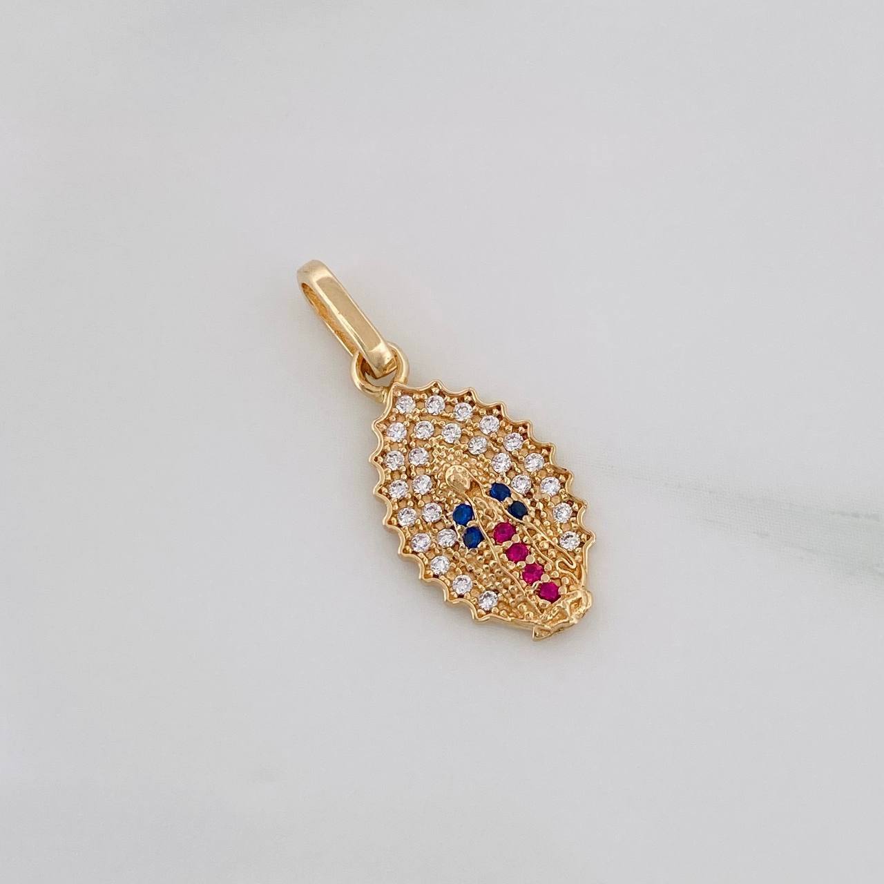 Dije Virgen de Guadalupe 1.3g / 2.2cm Oro Amarillo 18K