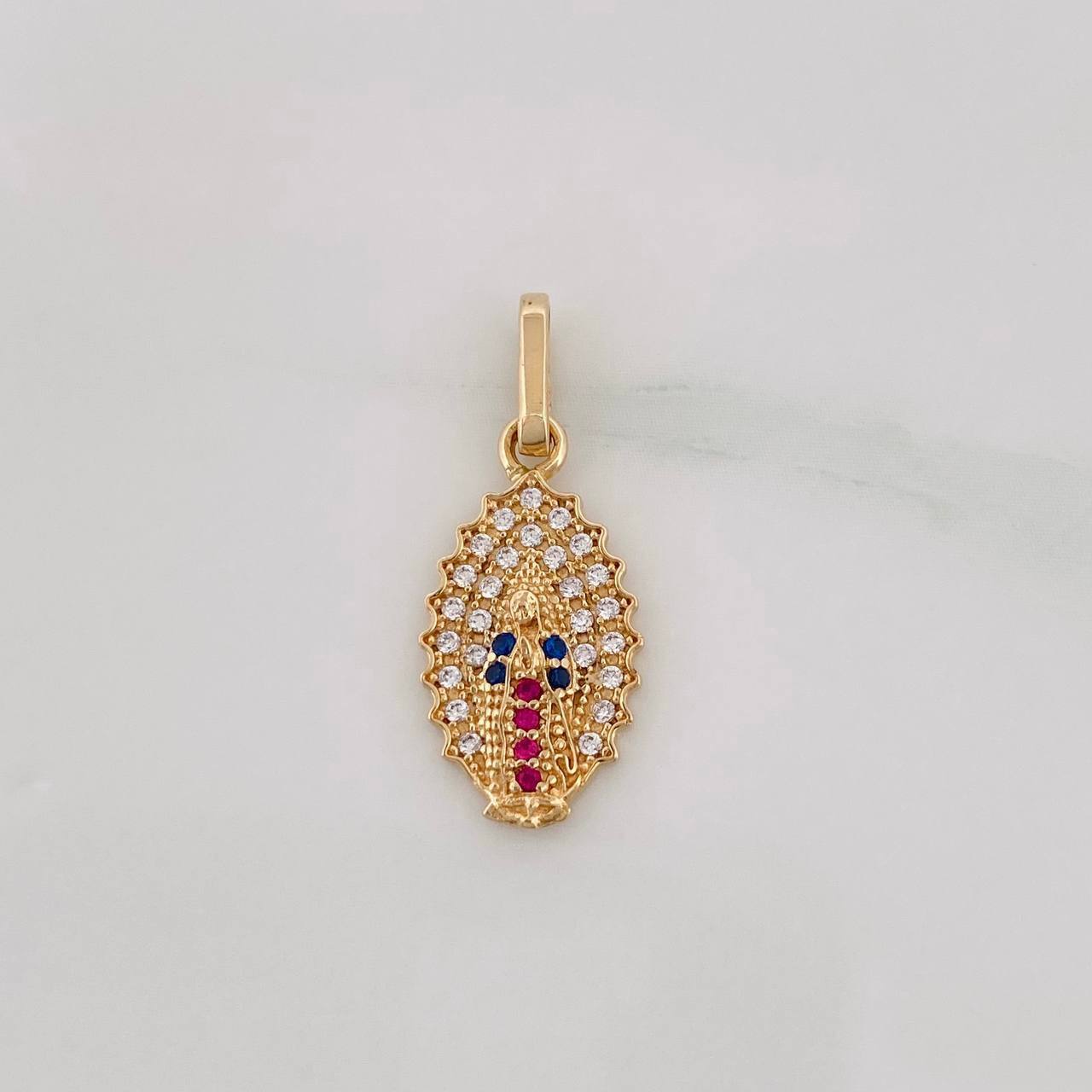 Dije Virgen de Guadalupe 1.3g / 2.2cm Oro Amarillo 18K