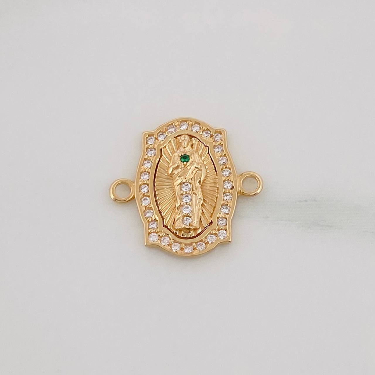 Herraje San Judas Tadeo 2.05g / 1.5cm Oro Amarillo 18K