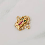 Herraje Virgen de Guadalupe 1.25g / 1.2cm Oro Amarillo 18K