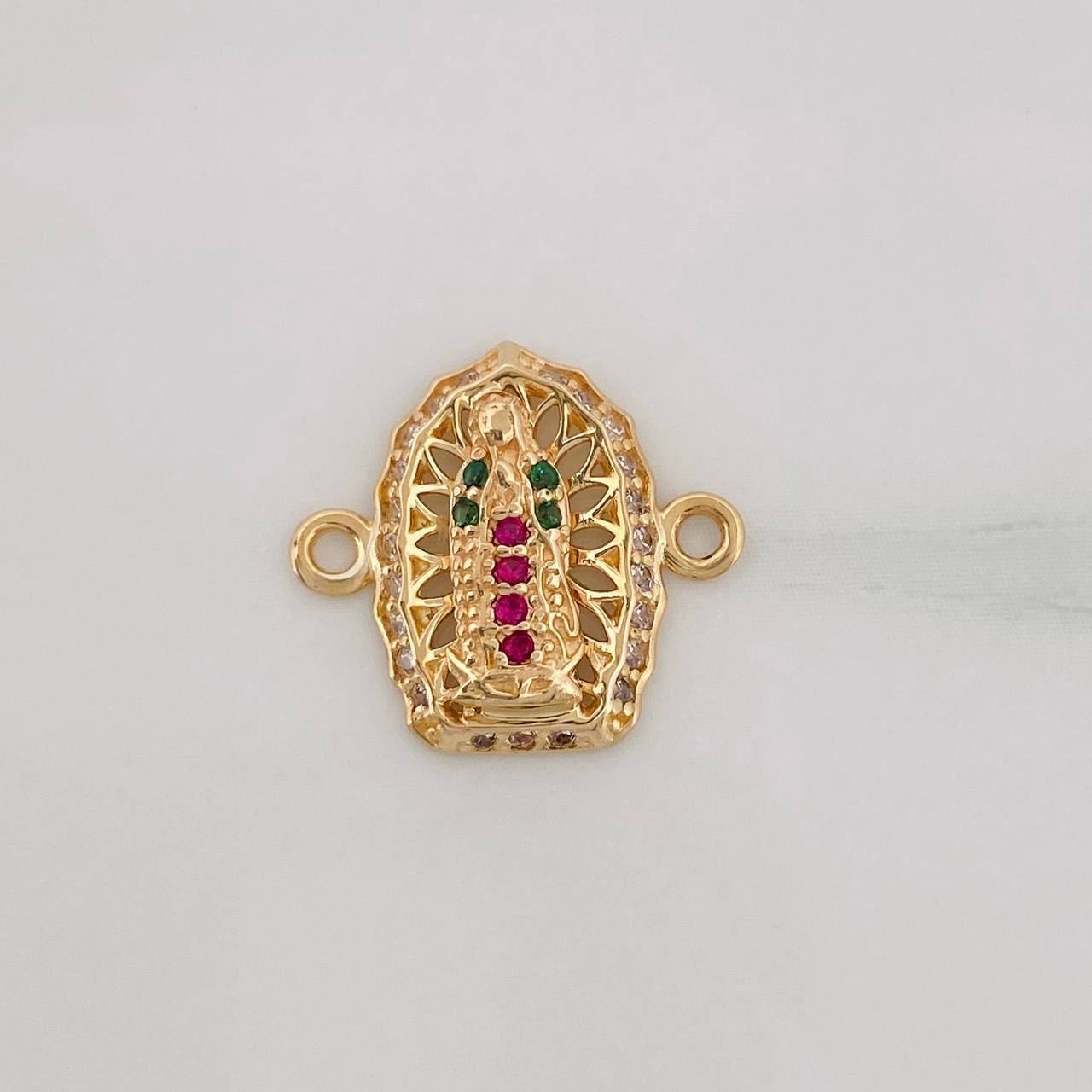 Herraje Virgen de Guadalupe 1.25g / 1.2cm Oro Amarillo 18K