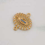 Herraje Virgen Milagrosa 1.75g / 1.6cm Oro Amarillo 18K