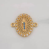 Herraje Virgen Milagrosa 1.75g / 1.6cm Oro Amarillo 18K
