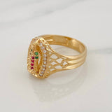 Anillo Virgen de Guadalupe 3.4g / T5 3/4 Oro Amarillo 18K