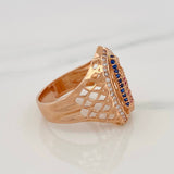 Anillo Virgen de Guadalupe 5.35g / T8 1/4 Oro Rosa 18K