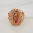 Anillo Virgen de Guadalupe 5.35g / T8 1/4 Oro Rosa 18K