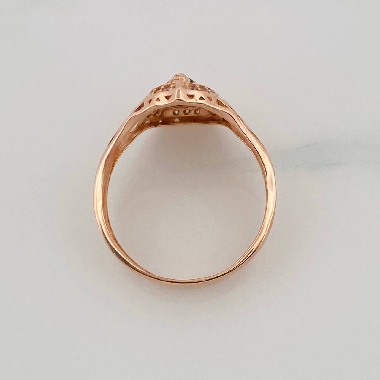 Anillo Virgen de Guadalupe 3.4g / T7 1/4 Oro Rosa 18K