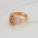 Anillo Virgen de Guadalupe 3.4g / T7 1/4 Oro Rosa 18K