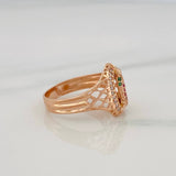 Anillo Virgen de Guadalupe 3.4g / T7 1/4 Oro Rosa 18K