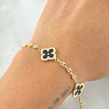 Pulso GC Trebol 5.3gr / 18.5cm / Oro 18K