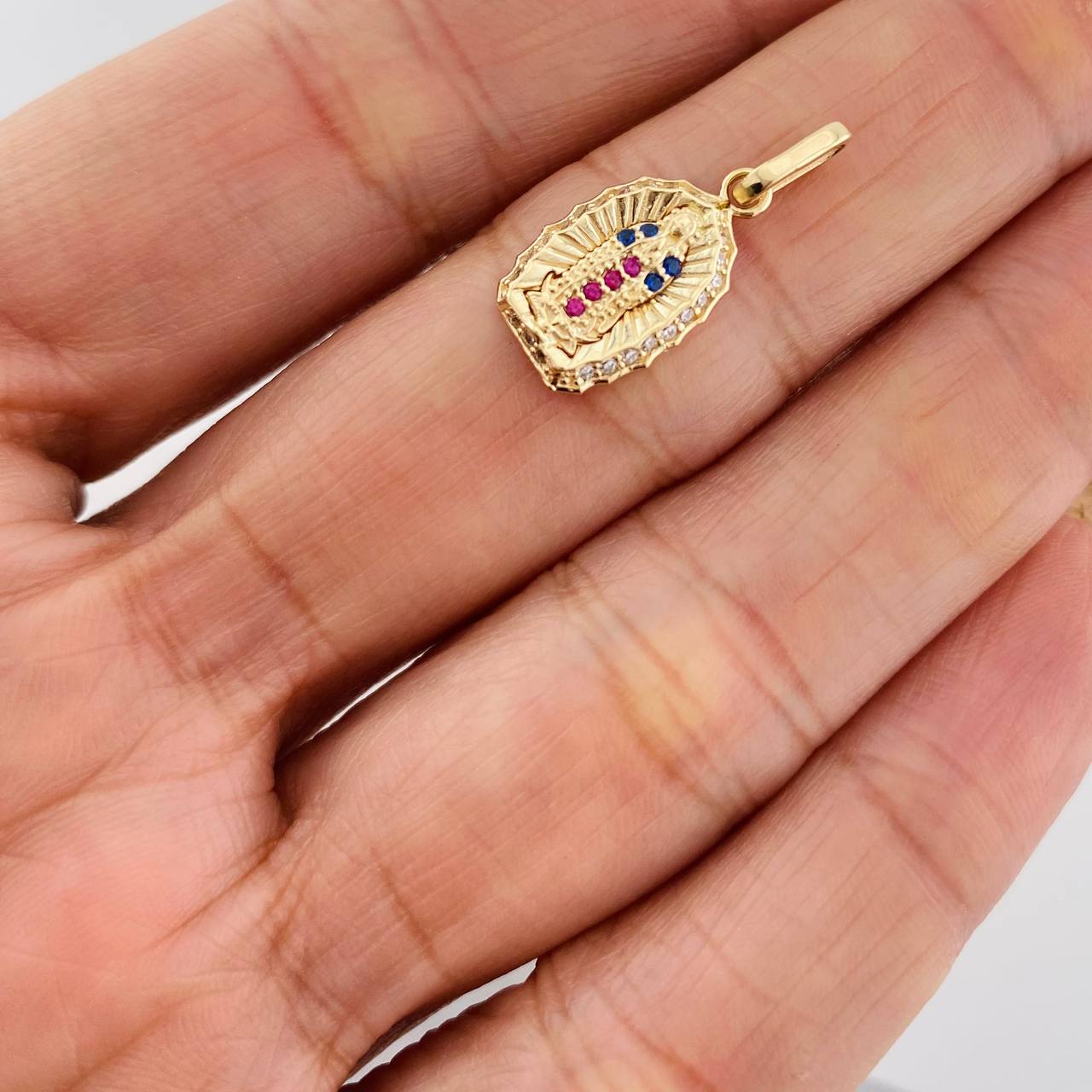 Dije Virgen de Guadalupe 1.3g / 2cm Oro Amarillo 18K