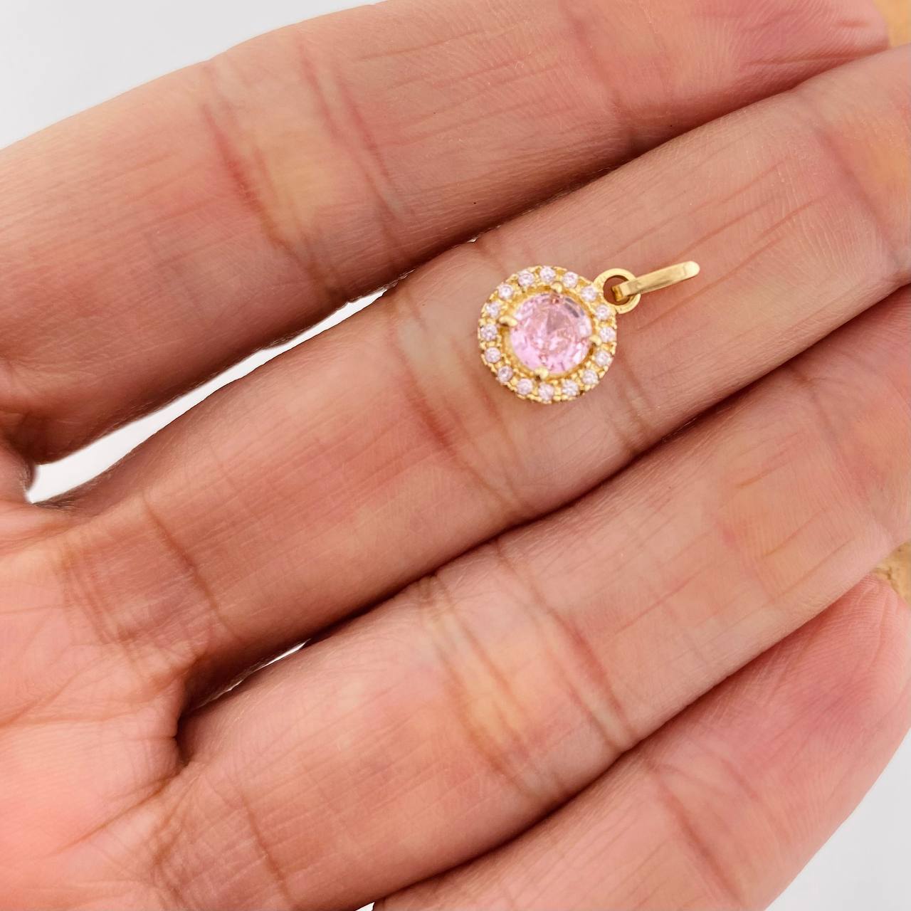 Dije Halo 1.05g / 1.05cm Oro Amarillo 18K