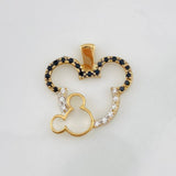 Dije Raton 1.4g / 2cm Dos Oros Amarillo Blanco 18K