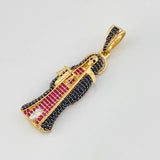 Dije Santa Muerte 7.15g / 4.5cm Tres Oros 18K