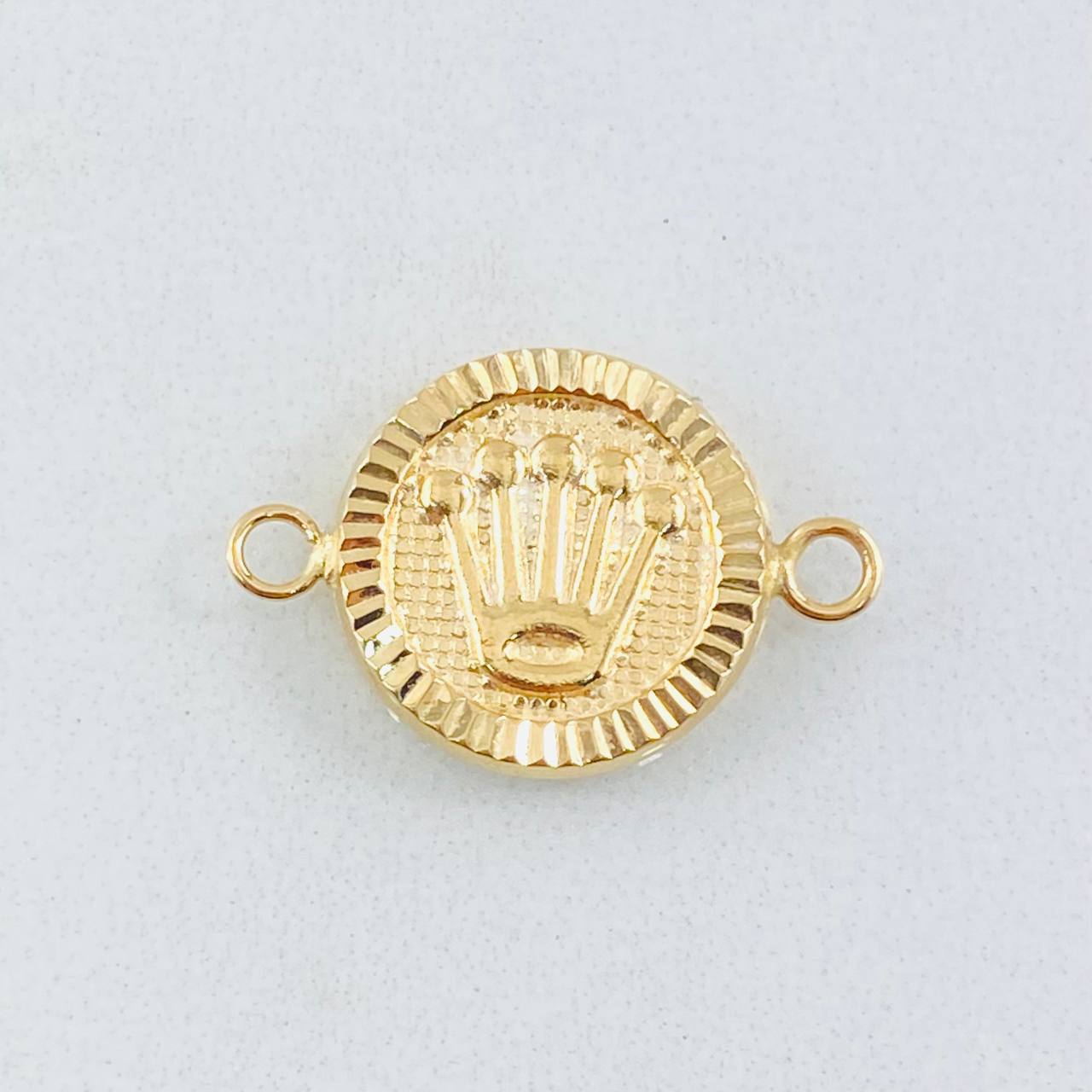 Herraje Corona Circulo 1gr / 2cm / Oro Amarillo 18K *