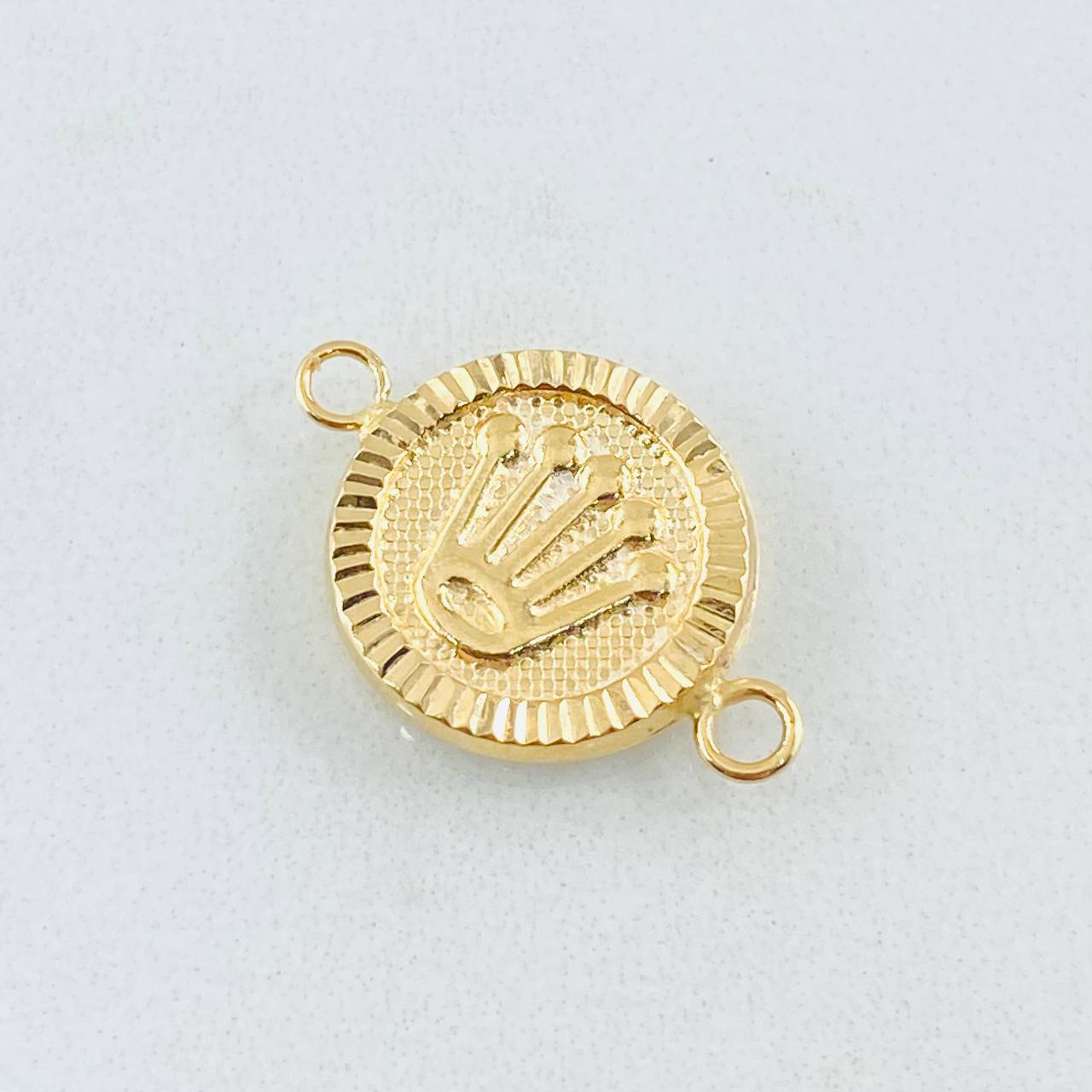 Herraje Corona Circulo 1.05gr / 2cm / Oro Amarillo 18K *